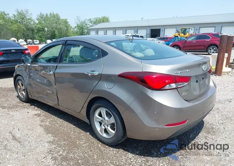 2015 Hyundai Elantra Se из США, поврежденный, VIN 5NPDH4AE4FH598584